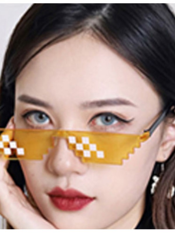 픽셀 선글라스(인싸)-노랑